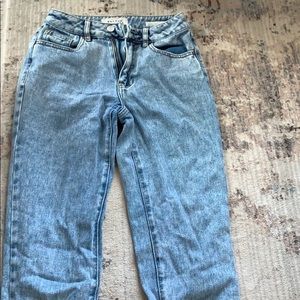 PacSun High Waisted Acid Wash Mom Jeans